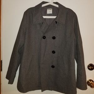 Gray Wool Coat.